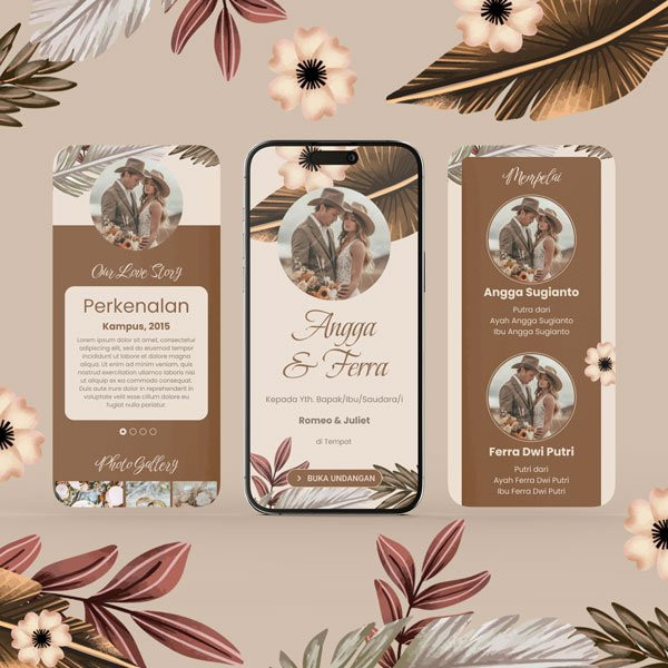 Undangan Digital - Rustic Charm